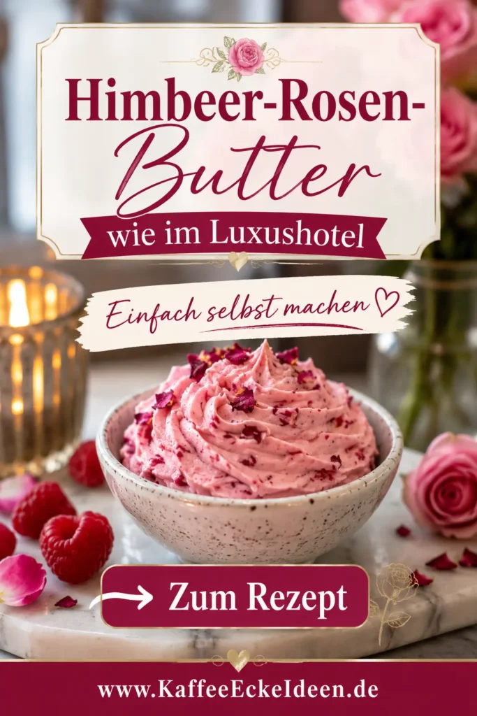 Himbeer-Rosen-Butter selber machen – das elegante Rezept für dein Frühstück